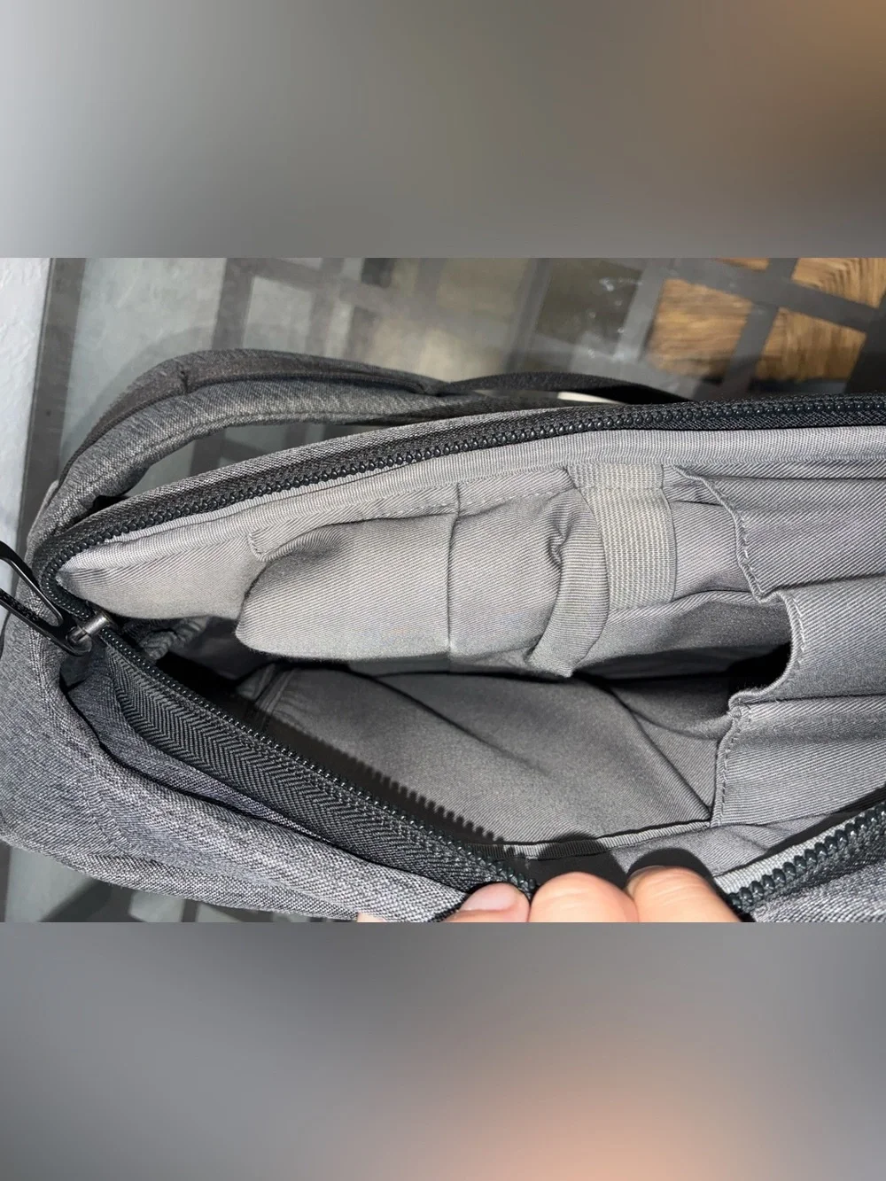 [Cote & Ciel] ISAR Rucksack M Eco Yarn GREY BLACK Backpack Laptop Bag